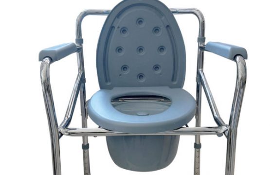 Комбиниран тоалетен стол без колелца-сгъваем