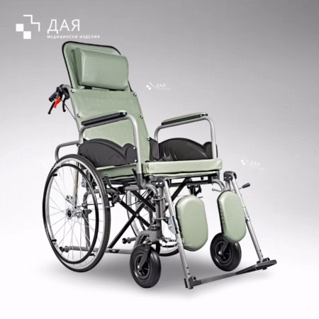 Инвалидна количка с падащ гръб тип легло дая