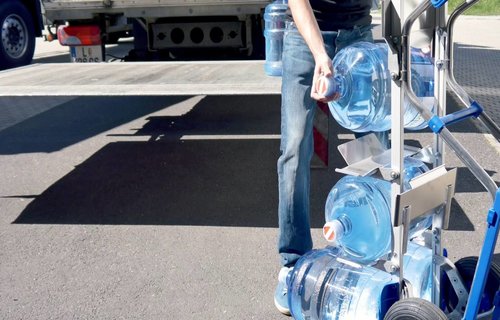 транспортна количка MODULKAR за транспорт на галони с вода