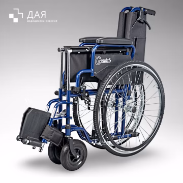 рингова инвалидна количка с чужда помощ със седалка 46 см дая