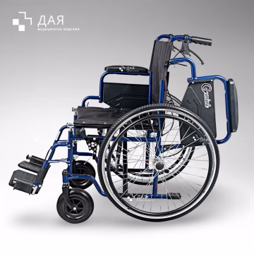 рингова инвалидна количка с чужда помощ със седалка 46 см дая