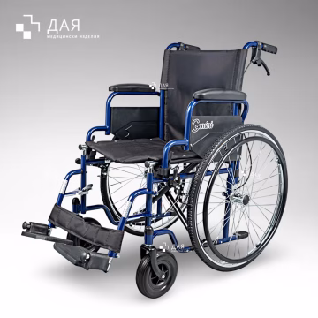 рингова инвалидна количка с чужда помощ със седалка 46 см дая