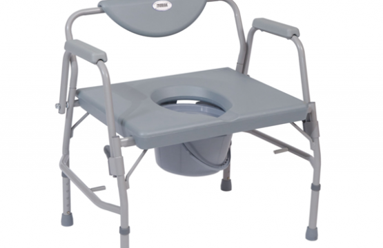 Комбиниран тоалетен стол за тежки хора, без колела, сгъваем, Мобиак
